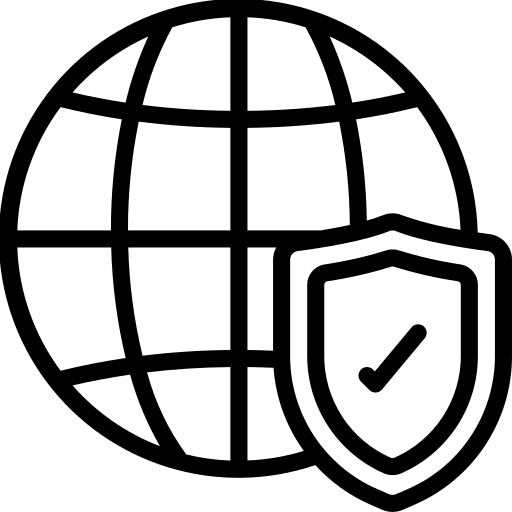 Internet security security protection hand icon