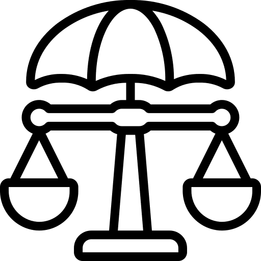 Law scale legal law balance icon