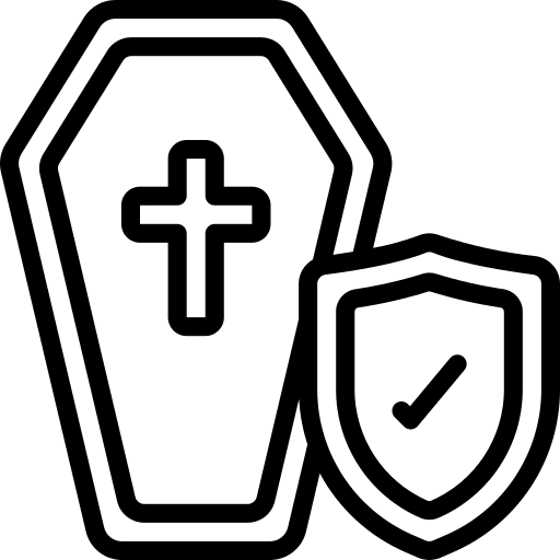 Life insurance security cultures funeral icon