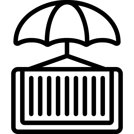 Delivery insurance shipping shipping and delivery delivery insurance icon