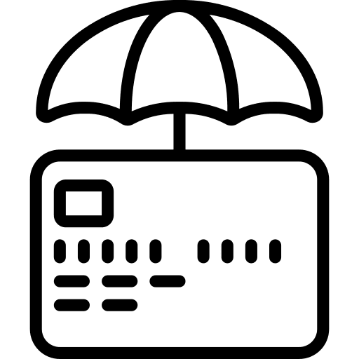 Payment protection business and finance protection insurance icon