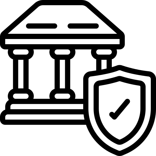 Bank finance bank banking icon