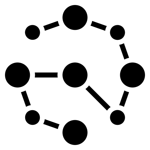 Decentralization central bond business and finance icon