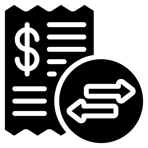 Fees cryptocurrency transaction fee icon