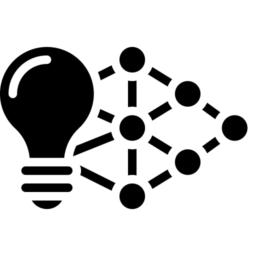 Algorithm algorithm machine learning connectivity icon