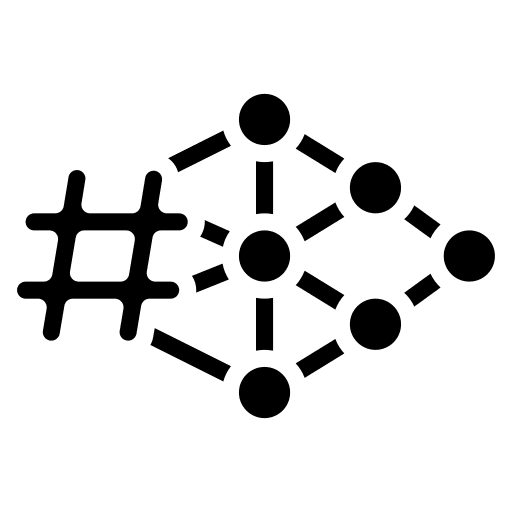 Hash rate learn connection machine learning icon