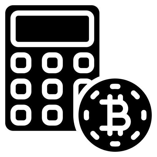 Calculator cryptocurrency calculator money icon