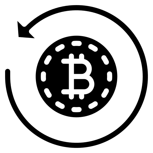 Return on investment cryptocurrency return on investment invest icon