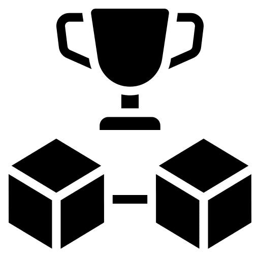 Trophy payment method sports and competition trophy icon