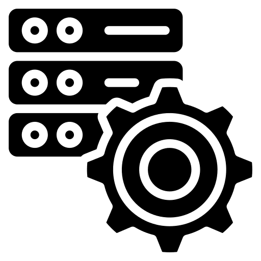 Configuration server configuration setup icon