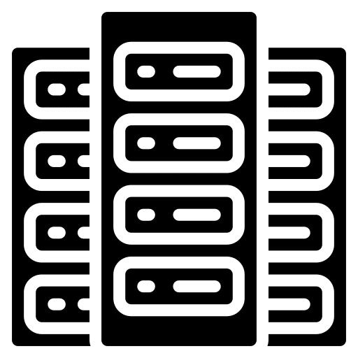 Servers technology cpu tower server storage icon