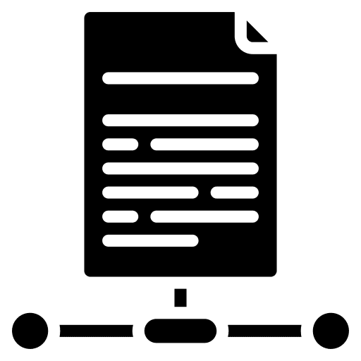 Document file networking files and folders sharing archives icon