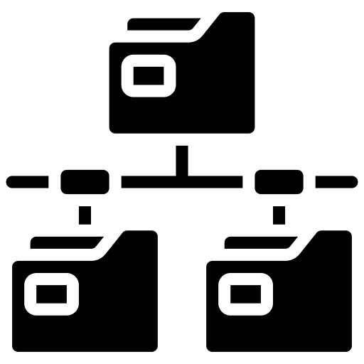 Folder network document internet files and folders icon