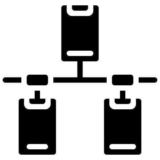 Mobile network screen networking multimedia icon