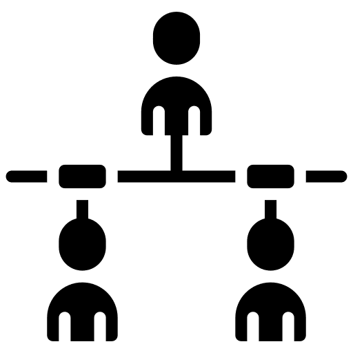 People network team collaboration networking icon