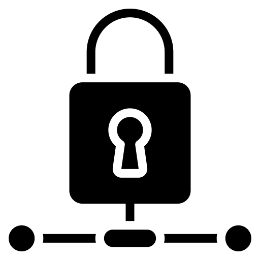 Private network seo padlock interface icon