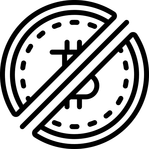 Bitcoin encryption business split currency icon