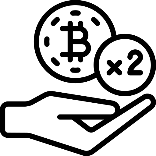 Double spending coin business double spending icon