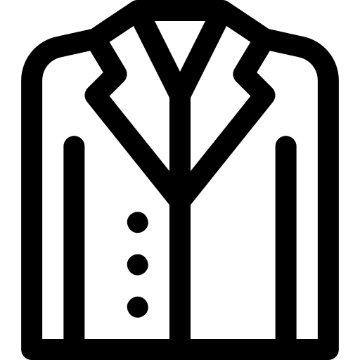 Coat spring garment clothes icon