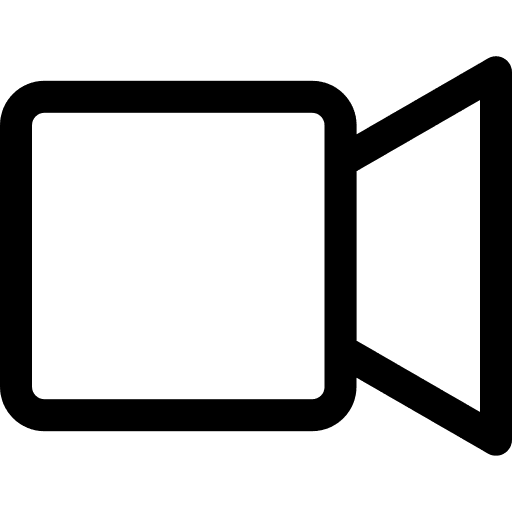 Film video camera ui technology icon Film video camera ui technology icon