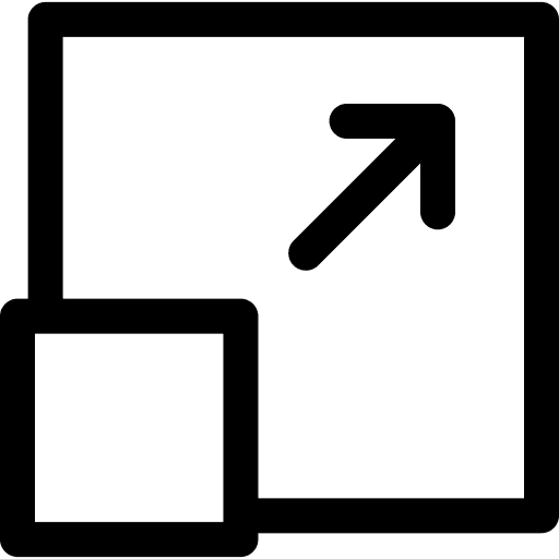 Maximize full tool area icon Maximize full tool area icon