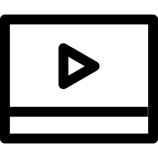 Movie video player multimedia option interface icon