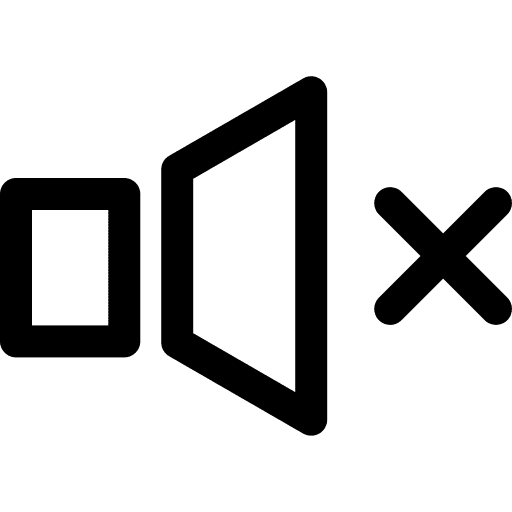 Sound off no noise ui volume icon Sound off no noise ui volume icon