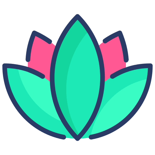 Flower chakra buddha lotus icon