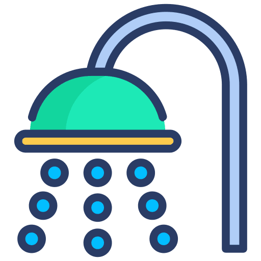 Bathroom wellness cleaning water icon Bathroom wellness cleaning water icon