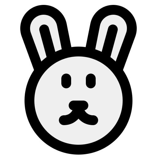 Rabbit rabbit animals wild life icon