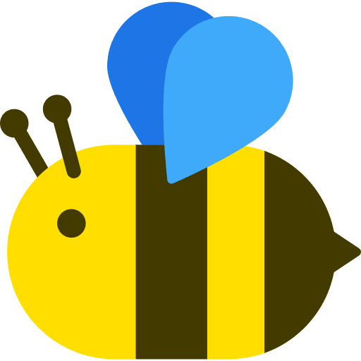 Bee bee springtime spring icon