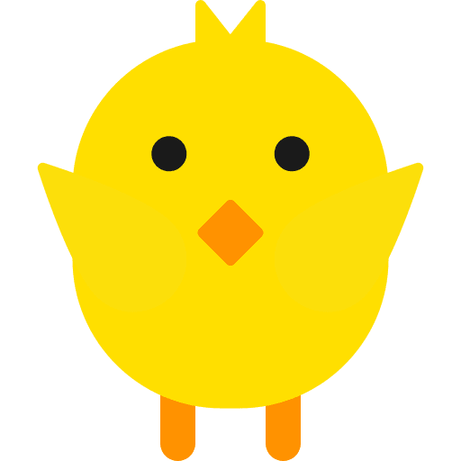 Chick chick animals bird icon