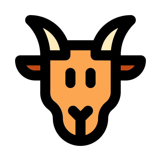 Goat animal animal kingdom wild life icon Goat animal animal kingdom wild life icon