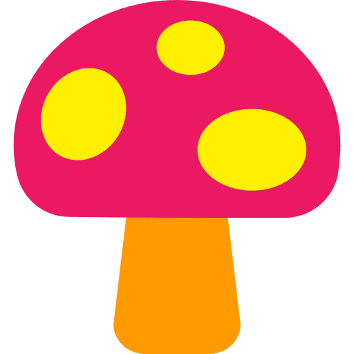 Mushroom nature fungus forest icon