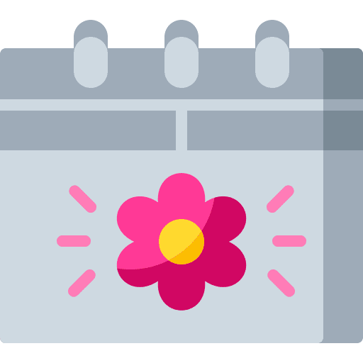 Calendar season schedule springtime icon Calendar season schedule springtime icon