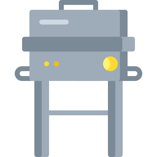 Grill bbq barbecue food and restaurant icon