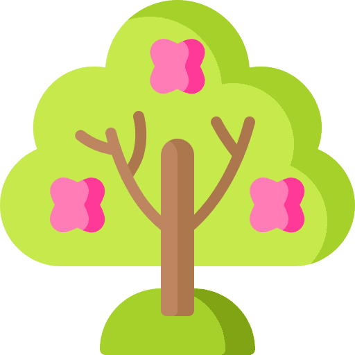 Shrub farming and gardening botanical shrub icon
