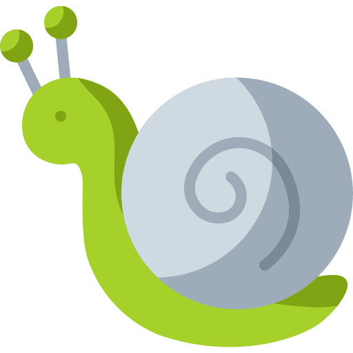 Snail spring animals garden icon
