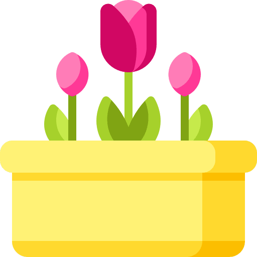 Tulips nature tulips flower pot icon Tulips nature tulips flower pot icon