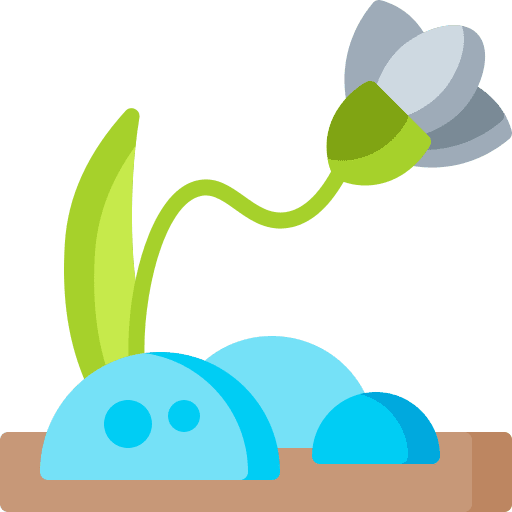Flower blossom petals botanical icon Flower blossom petals botanical icon