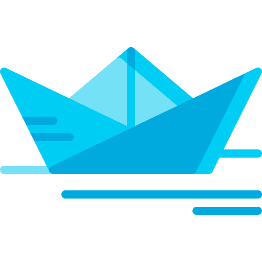 Boat paper origami boat icon Boat paper origami boat icon