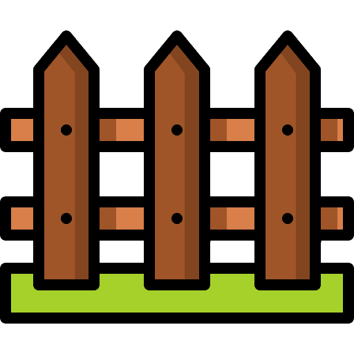 Fence fence outdoor farming and gardening icon