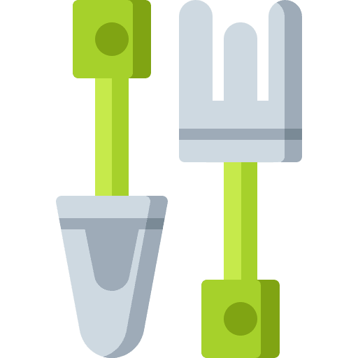 Tools garden equipment farming and gardening icon Tools garden equipment farming and gardening icon