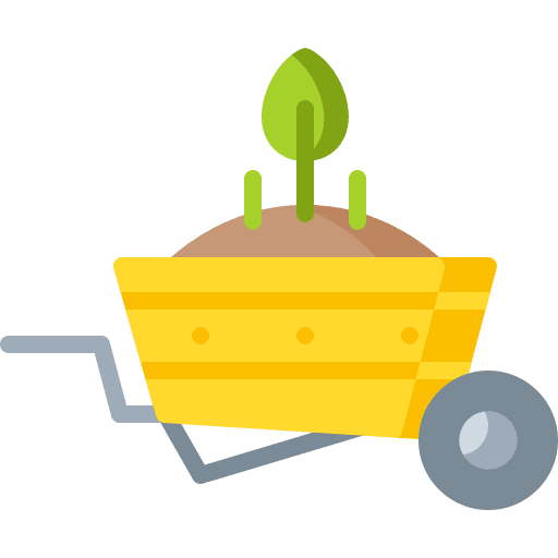Wheelbarrow wheelbarrow farming and gardening plant icon Wheelbarrow wheelbarrow farming and gardening plant icon