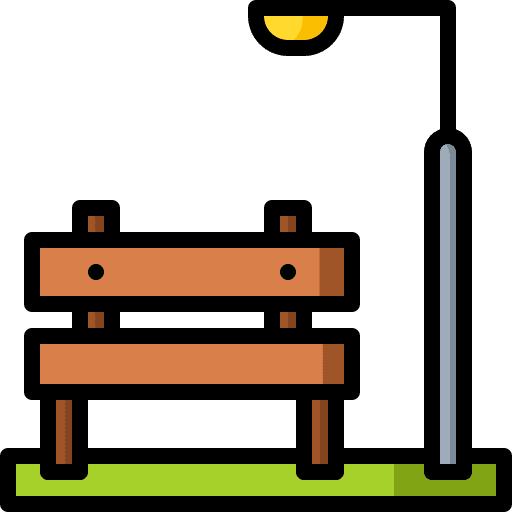 Bench landscape bench park icon Bench landscape bench park icon