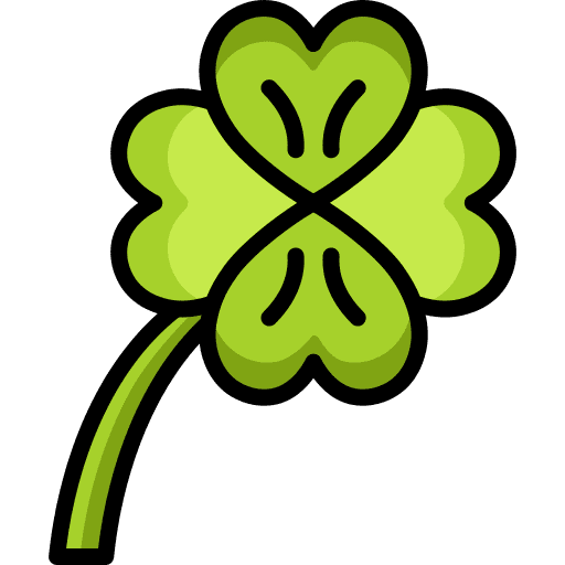 Clover leaves plant nature icon Clover leaves plant nature icon