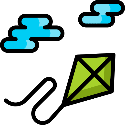 Kite kid and baby wind hobbies and free time icon Kite kid and baby wind hobbies and free time icon