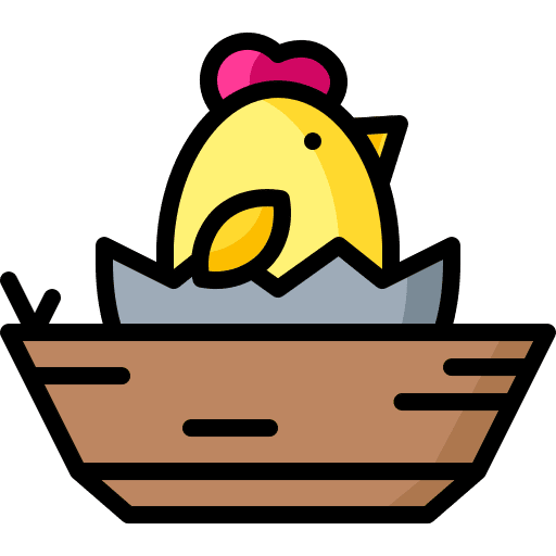 Nest nest farm chick icon Nest nest farm chick icon