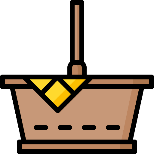 Picnic basket holidays food picnic basket icon Picnic basket holidays food picnic basket icon