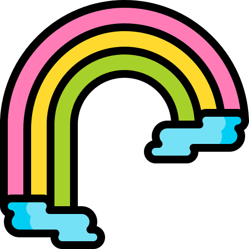 Rainbow rainbow cloudy weather icon Rainbow rainbow cloudy weather icon